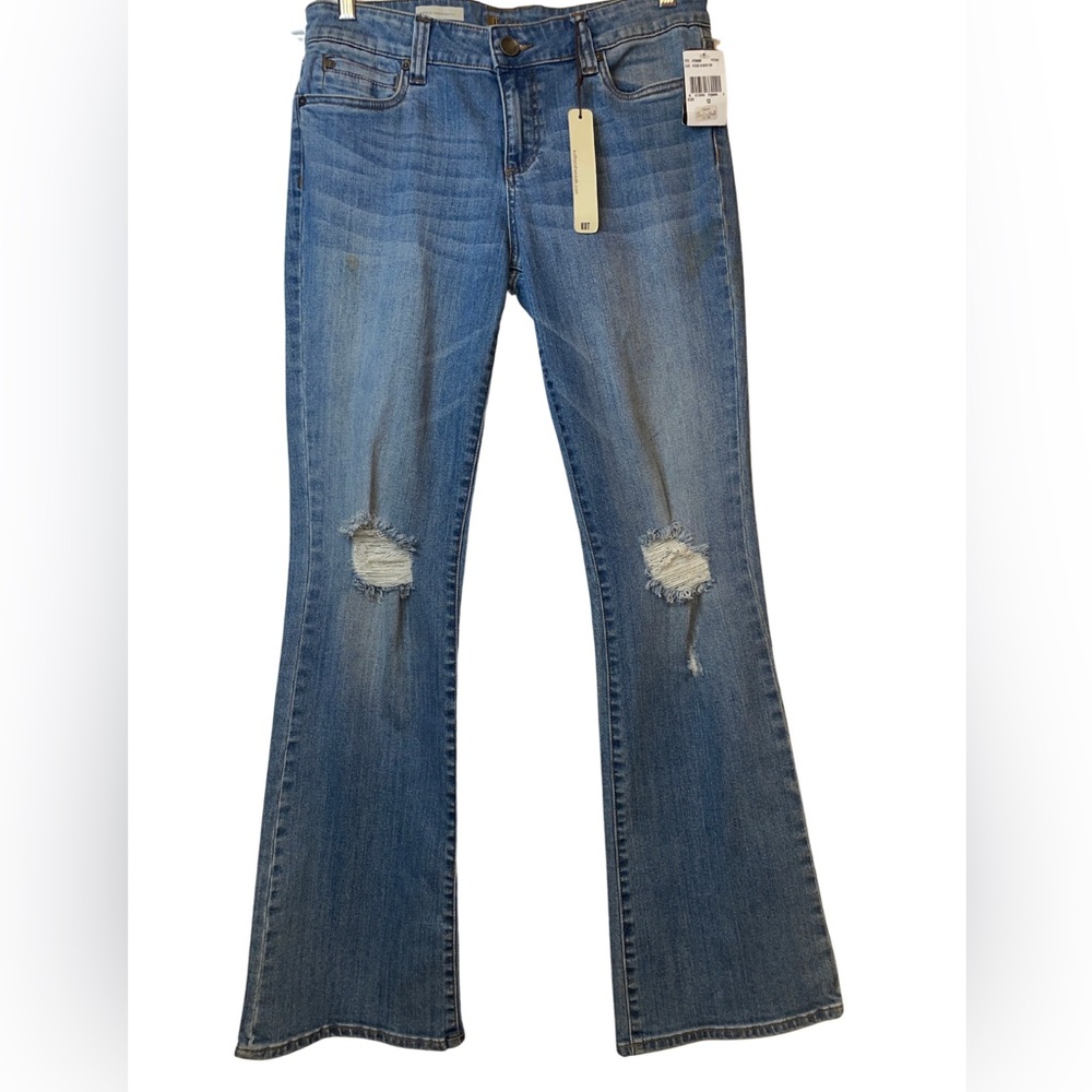 **SOLD** Kut From The Kloth, Natalie, High Rise Bootcut, sz12, Distressed Jeans
